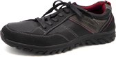 Stallion Heren Sneaker - 300311.802 Zwart - Maat 44