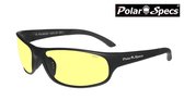 Polar Specs® Polariserende Nachtbril  Striker PS9023 – Mat Black – Polarized Nightdriving – Small – Unisex