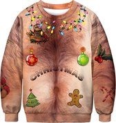 hairy christmas to all sweater maat xxl