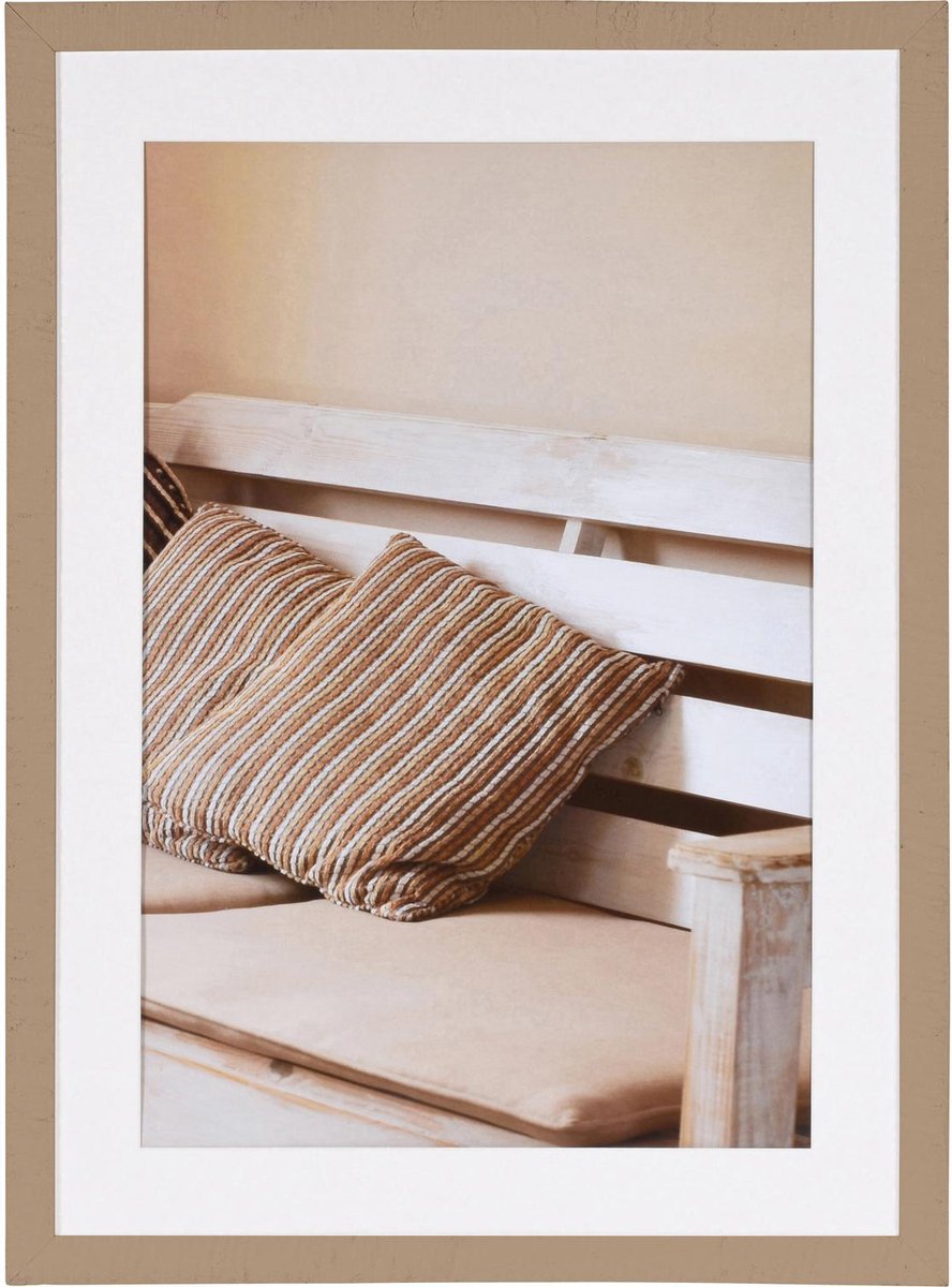 Henzo Fotolijst - Henzo - Driftwood - Fotomaat 60x90 cm - Beige