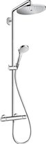 hansgrohe Croma select s 280 showerpipe met thermostaat ecosmart chroom