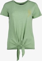 TwoDay geknoopt dames T-shirt - Groen - Maat M