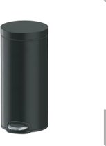 Prullenbak - Pedaalemmer - 30 liter -zwart