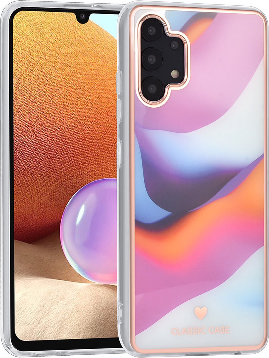 UNIQ Classic Case Samsung Galaxy A32 4G TPU Backcover hoesje - Curved Colors