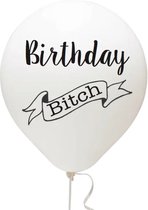 Ballonnen - Birthday bitch - 10 stuks - kleurenmix - verjaardag - party - feestje - grappige ballonnen - fout - leuk