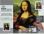 Schilderen op nummer De Mona Lisa ca. 28x35cm