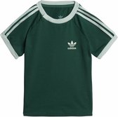 adidas Originals 3Stripes Tee T-shirt Kinderen Groen 1/2 ans