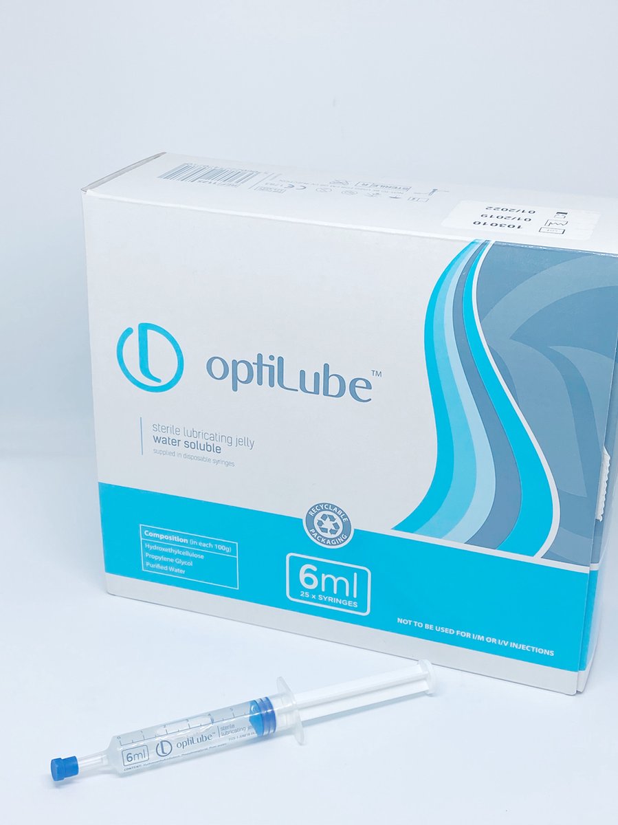 Goedkoopste Optilube medisch glijmiddel - spuit 6 ml
