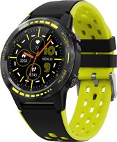 Tijdspeeltgeenrol smartwatch M7 Grijs - Stappenteller - Hartslagmeter - Bloeddrukmeter - GPS - Waterdicht - Gezond - Fitness - 2021 model -