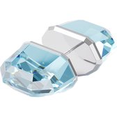 Swarovski Damen-Ohrstecker Metall Swarovski-Kristall One Size Blauw 32018647