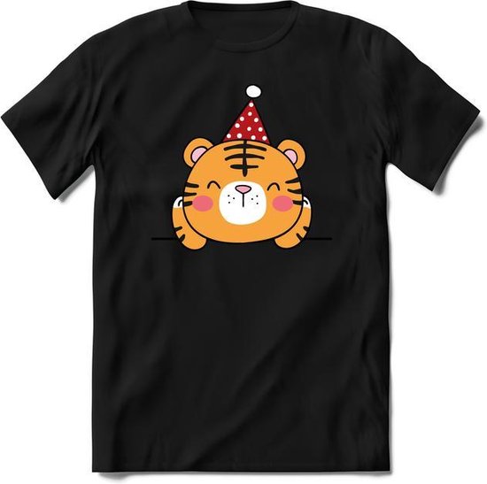 Tijger Buddy Kerst T-shirt | Rood | Jongens / Meisjes | Grappige Foute  kersttrui Shirt | bol.com