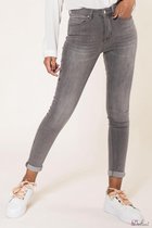 Broek Dulani NC met hoge taille skinny jeans grijs