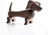 Houten Teckel Hond Decoratie Item Beeldje Sculptuur