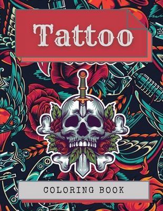 Tattoo Coloring Book - cover
