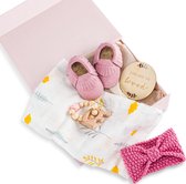 Geschenkset Baby - Kraamcadeau Meisje - Baby Cadeau - Geboorte Cadeau - Babyshower - Baby Geschenkset - Kraamcadeau - Kraampakket