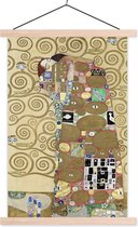 Affiche scolaire - El abrazo - Gustav Klimt - 120x180 cm - Lattes vierges