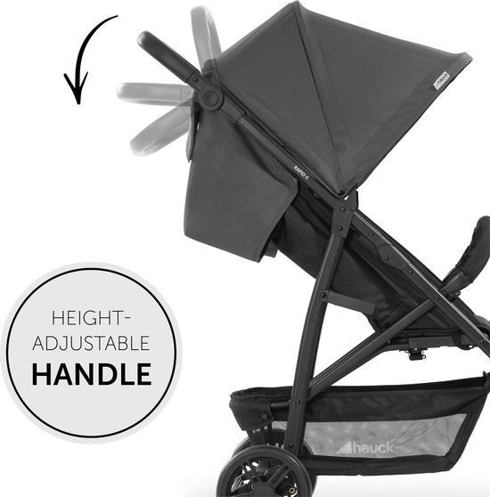 Hauck Rapid 4 - Buggy - licht - mobiele stadsbuggy - Grey — afbeelding 5