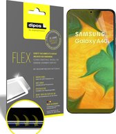 dipos I 3x Beschermfolie 100% compatibel met Samsung Galaxy A40s Folie I 3D Full Cover screen-protector