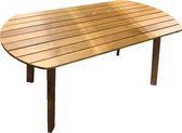 Tafel massief beuken 155x86cm eikenkleur