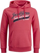 JACK&JONES ESSENTIALS JJELOGO SWEAT HOOD 2 COL 21/22 NOOS Heren Trui - Maat XS