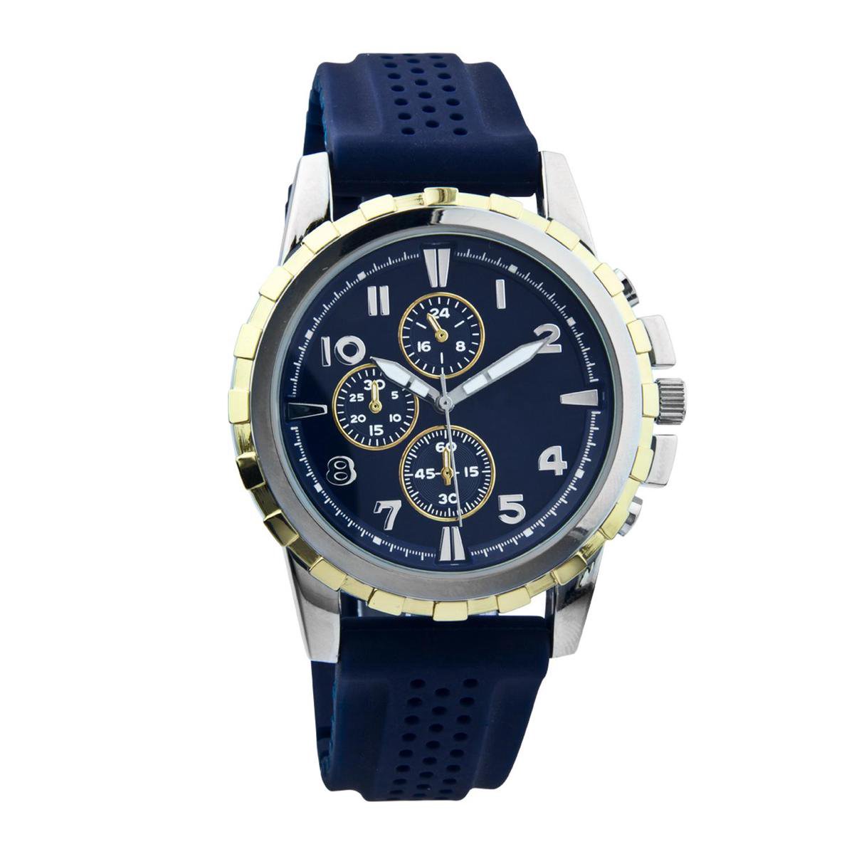 Di Lusso - Horloge Arend - Rubber - Blauw - Heren