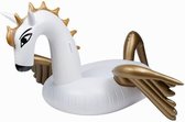 Opblaasfiguren - Inflatables Opblaasbare Draak - Wit / Goud (240 x 230 x 130 cm)