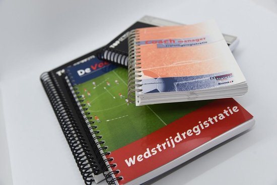 Voetbaltrainings- en wedstrijdregistratieboekjes