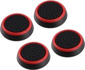 DrPhone Siliconen Thumbsticks – Controller – Extra Grip – Geschikt voor PS3/PS4/Xbox One – Rood/Zwart 4