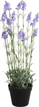 Lavendel kunstplant, 68 cm, in plastic pot