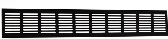 Grille d'aération pour plinthe 500x80mm noir