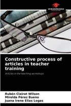 Constructive process of articles in teacher training