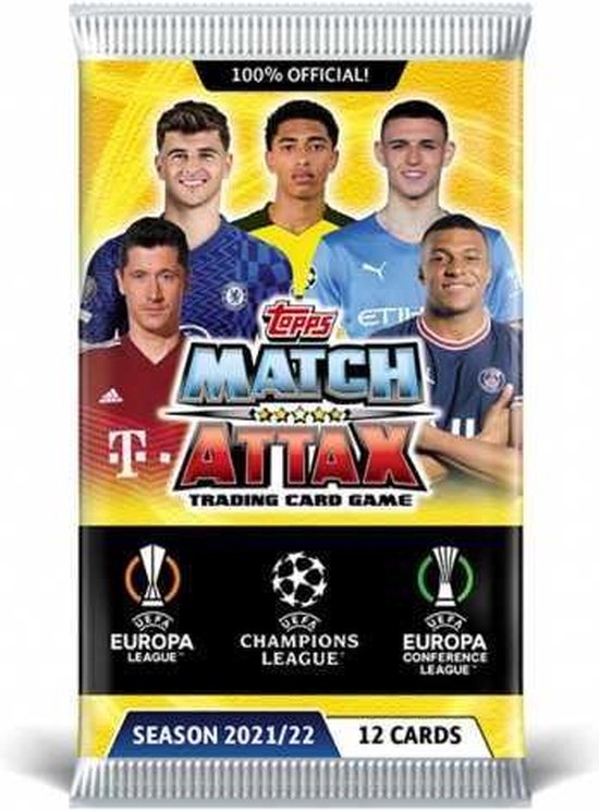 Afbeelding van het spel Topps Match Attax 2021-2022 Trading Card 1 pakje
