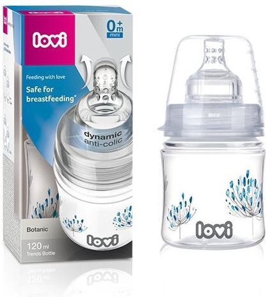 Babyflesje - LOVI Super Trends Botanic  0+m, 120 ml 120 ml