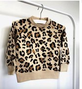 Tinytoo luipaard sweater - maat 98/5T