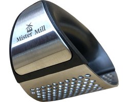 Mister Mill Knoflookpers / Gemberpers RVS incl. Peller en Borstel - Lookpers - Knoflook Pers - Knoflooksnijder - Knoflookpeller - Garlic Press Mister Mill Knoflookpers / Gemberpers RVS incl. Peller en Borstel - Lookpers - Knoflook Pers - Knoflooksnijder - Knoflookpeller - Garlic Press