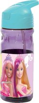 Barbie Drinkfles Water Canteen Meisjes 500 Ml Paars/blauw