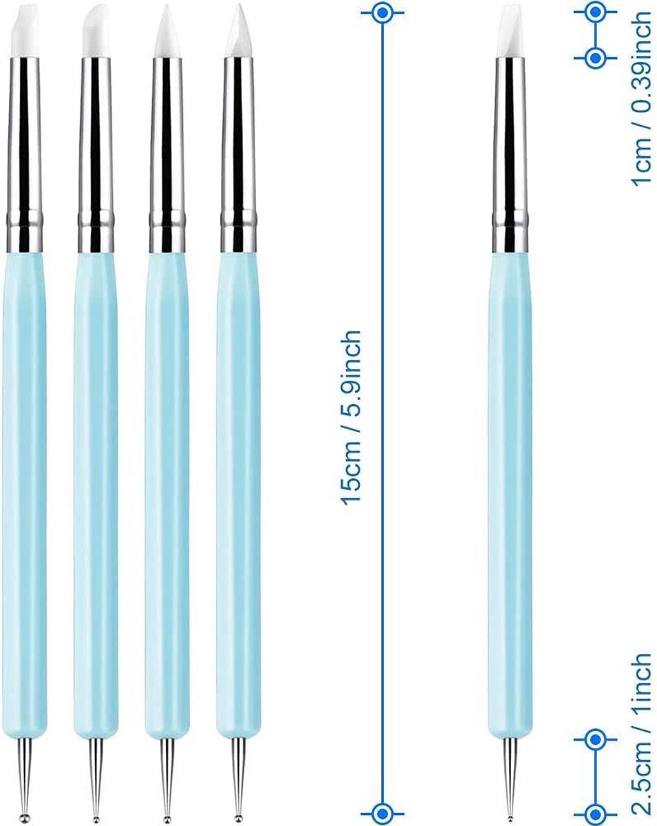 MMOBIEL 10-Delige Boetseer Gereedschap set voor Klei /Beeldhouwen /Pottenbakken /Nailart — afbeelding 5