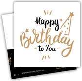 Mystery Card Happy Birthday - Kaart met geheime online (video)boodschap