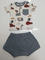 KB Kleding- Kids and Babies- Collectie van Arie- Tshirt met broek voor baby -