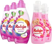 Robijn Perfect Match Pink Sensation - Waspakket - 5 stuks - Voordeelverpakking 57 wasbeurten