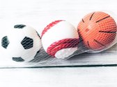 3 stuks honden speelballen met piep 7.5 cm