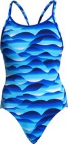 Storm Buoy Diamond back one piece - Dames | Funkita