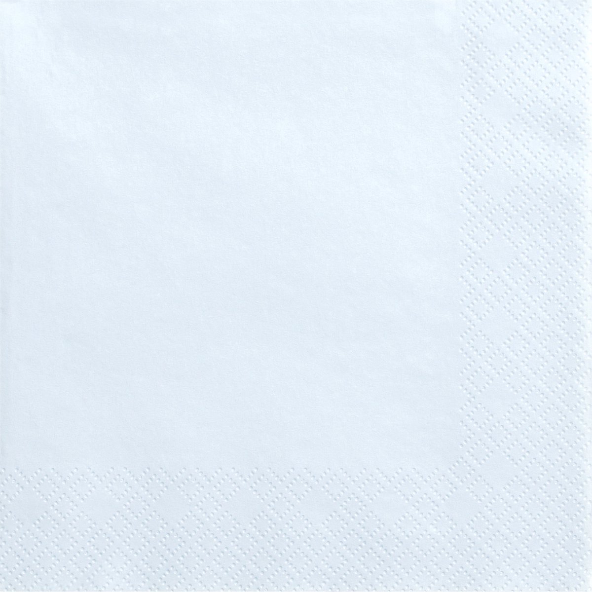 Partydeco Tafel servetten - papier - lichtblauw - 33 cm - diner/lunch/verjaardag