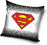Superman Logo Sierkussens - Kussen - 40 x 40 inclusief vulling - Kussen van Polyester - KledingDroom®