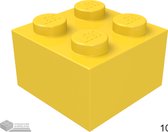 Lego Bouwsteen 2 x 2, 3003 Geel 100 stuks