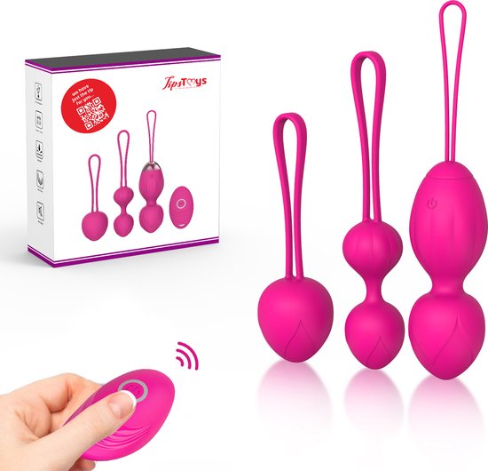 TipsTops sans fil Sex Muscle Training boules de bowling vibrateur boules de  grossesse