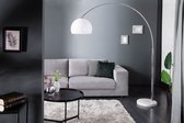 Vloerlamp Boog LOUNGE DEAL 175-205 cm witte marmeren voet vloerlamp