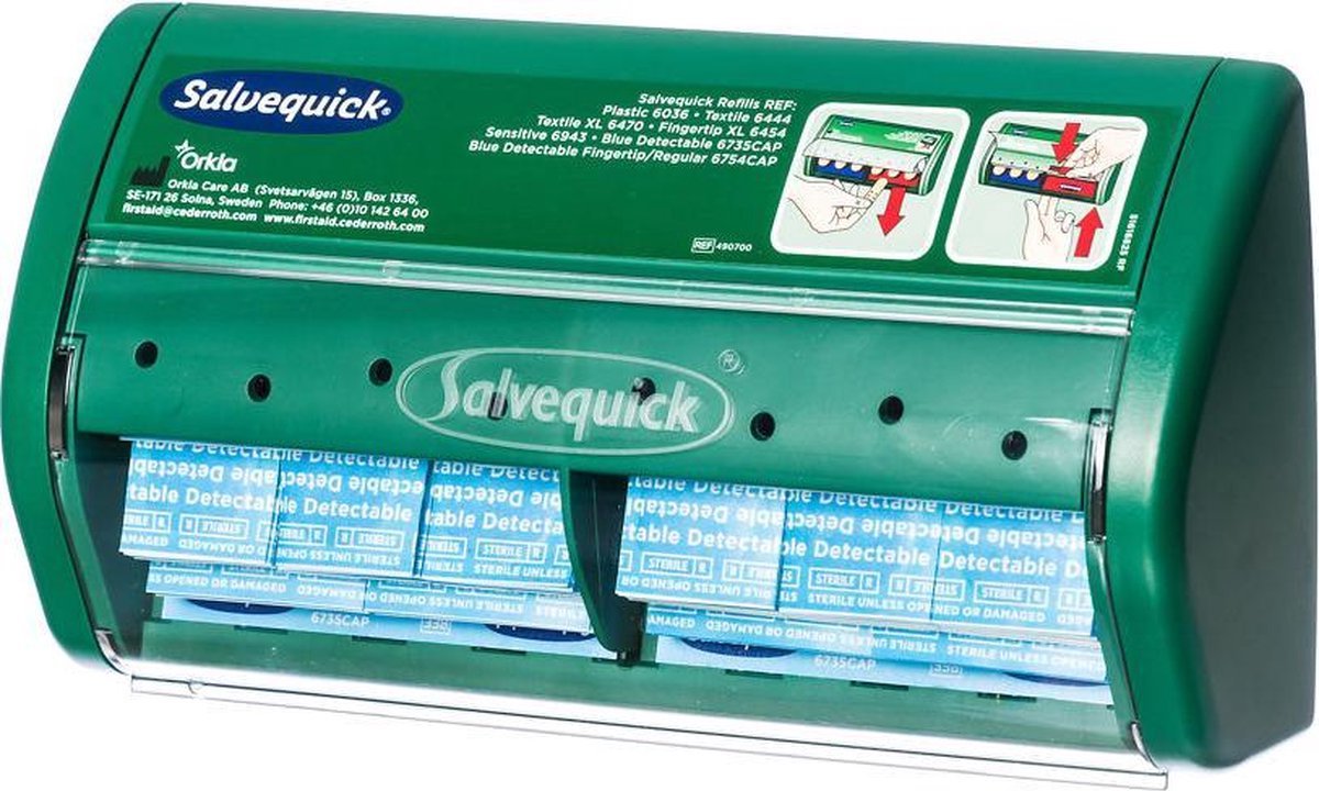 Goedkoopste Salvequick pleister dispenser Detectable