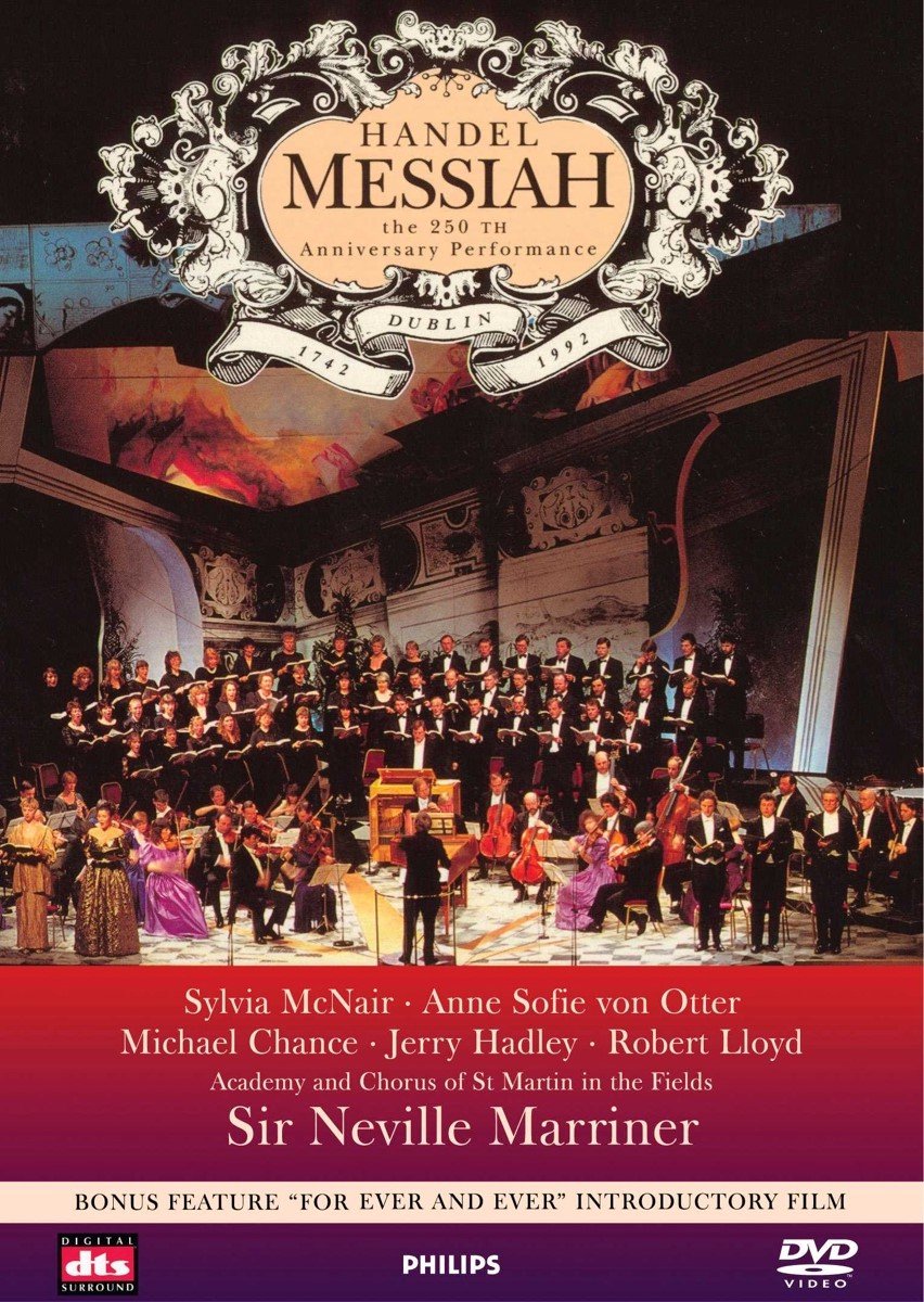 Sylvia McNair, Anne Sofie Von Otter, Academy Of St.Martin In The Fields - Handel: Messiah, The 250th Anniversary Performance (DVD) (Complete) (25th Anniversary Edition)