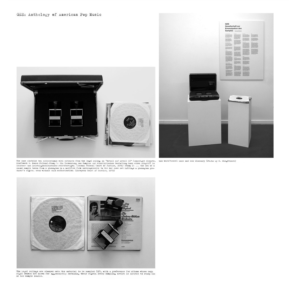 Gesellschaft Zur Emanzipation Des Samples - Anthology of American Pop Music (LP)